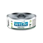 Ração Úmida Vet Life Obesity para Gatos Adultos